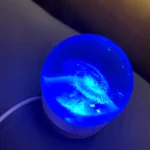 3D Galaxy Solar System Crystal Ball Night Light with Wooden Base photo review